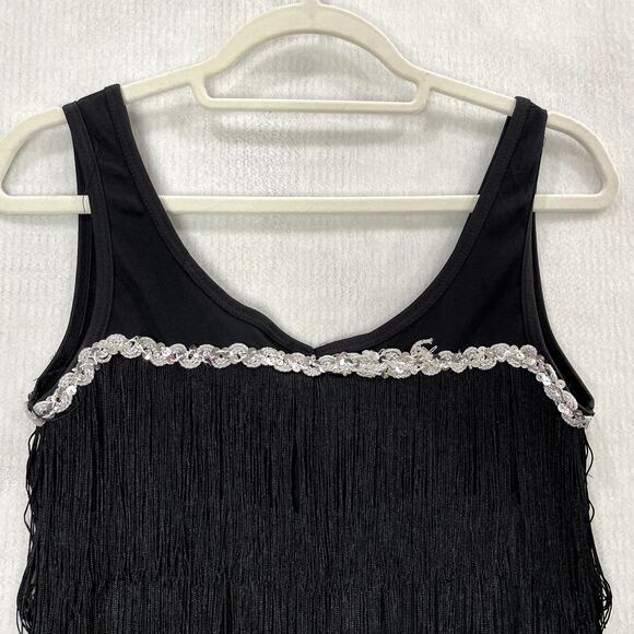 Spirit Size S Flapper Costume & Accessories Wig Necklace Gloves Halloween - Picture 6 of 15